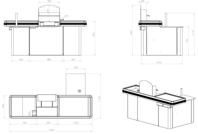 Кассовый бокс KIFATO ПАРМА 2450